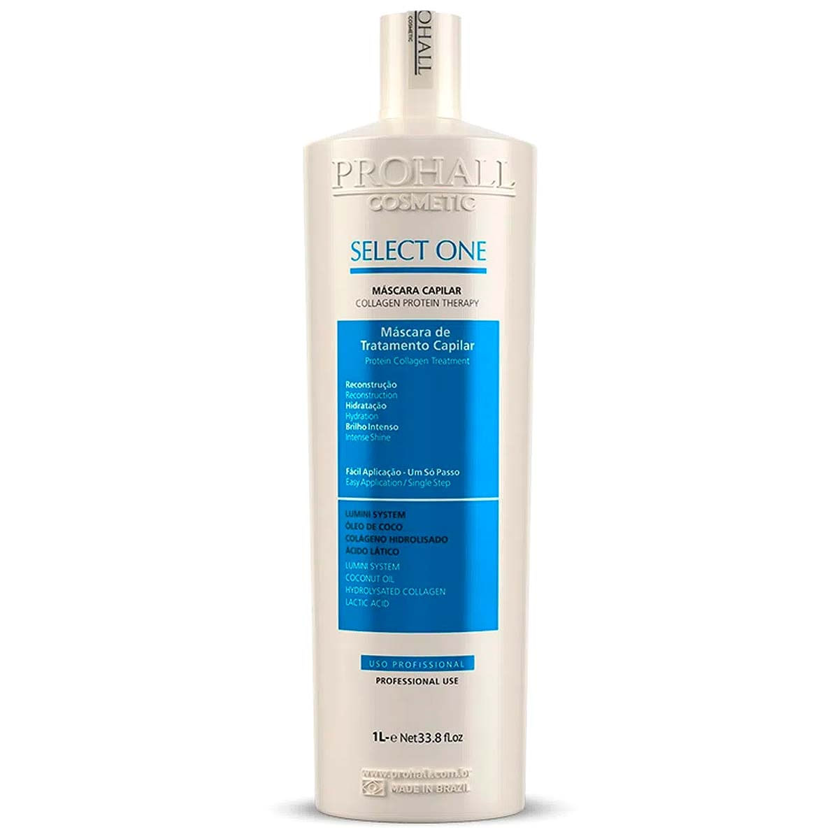 Alisamento De Cabelo Térmico Select One Prohall 1 Litro