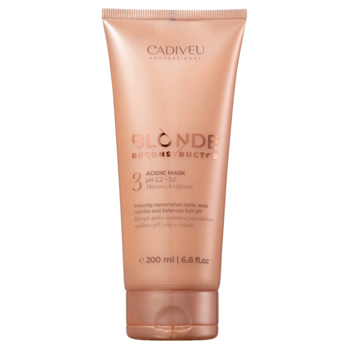 Cadiveu Blonde Reconstructor Máscara Acidificante Ph 200Ml