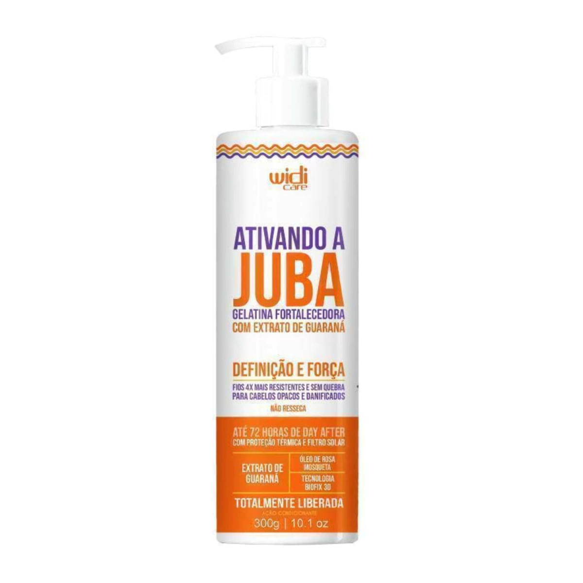 Gelatina Widi Care Juba Fortalecedora Ativando A Juba 300G