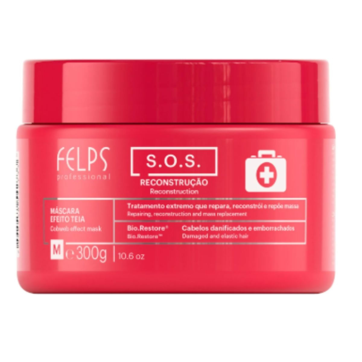 Máscara De Tratamento Sos Reconstrução Felps Professional 300G