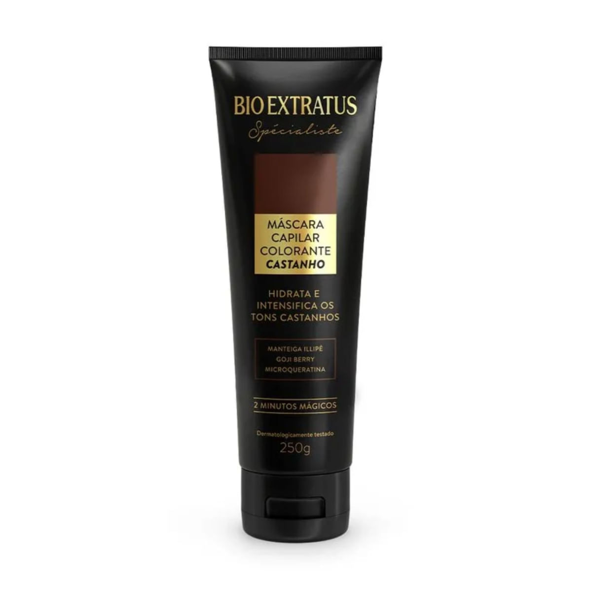 Máscara Spécialiste Condicionante Colorante Castanha 250G Bio Extratus
