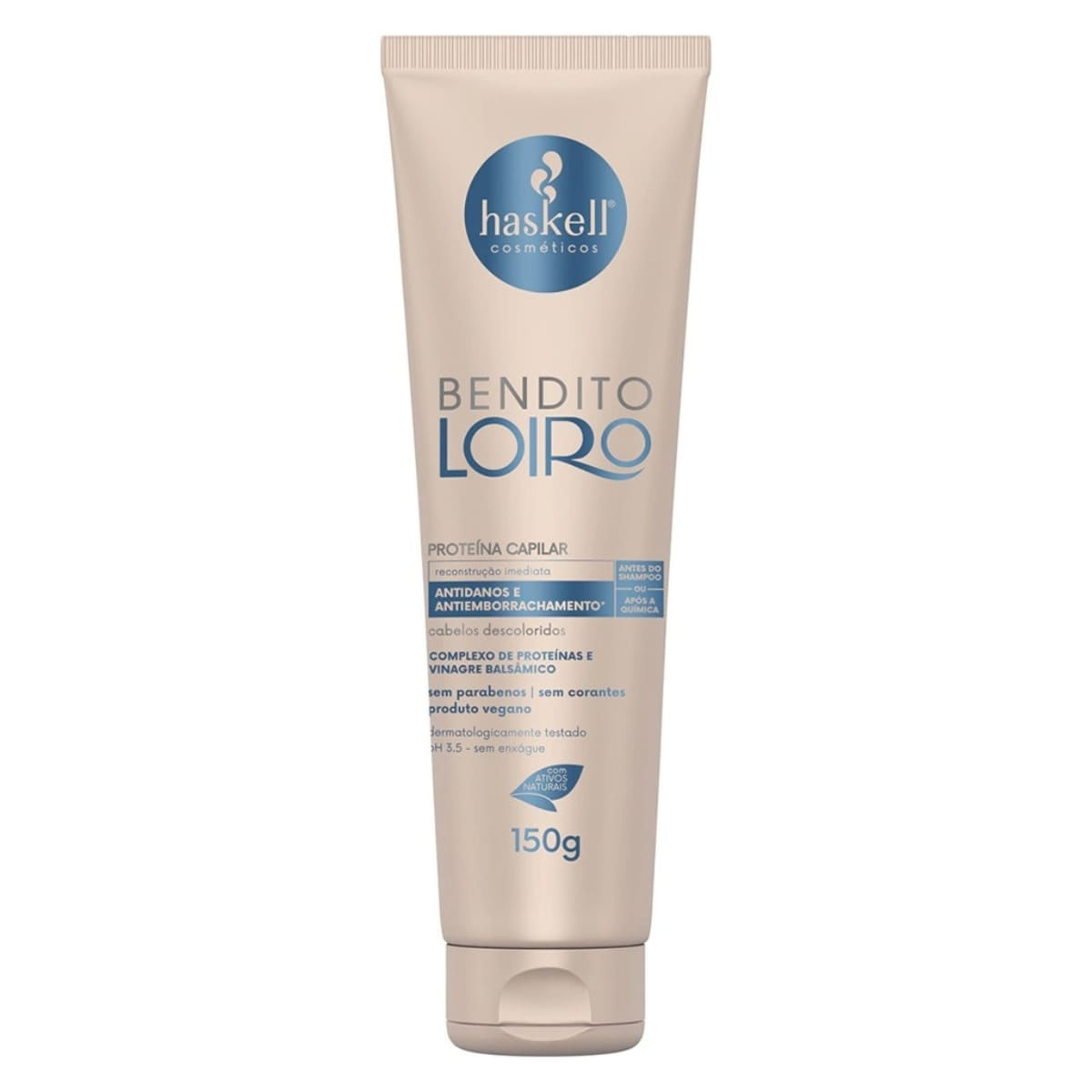 Proteína capilar bendito loiro haskell 150g