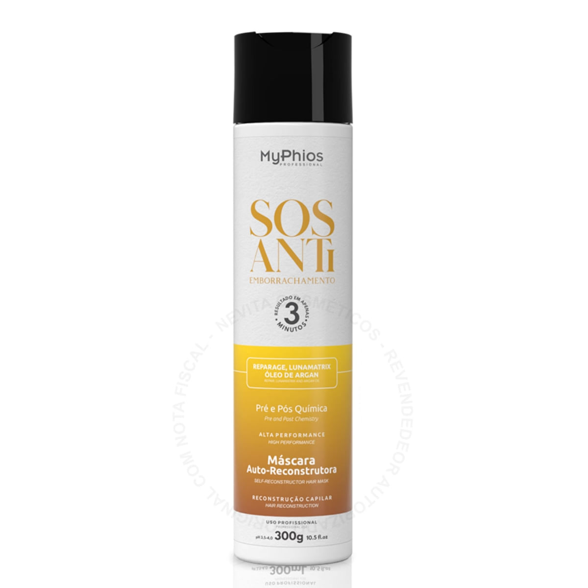Sos Antiemborrachamento Máscara Reconstrução 300G Myphios
