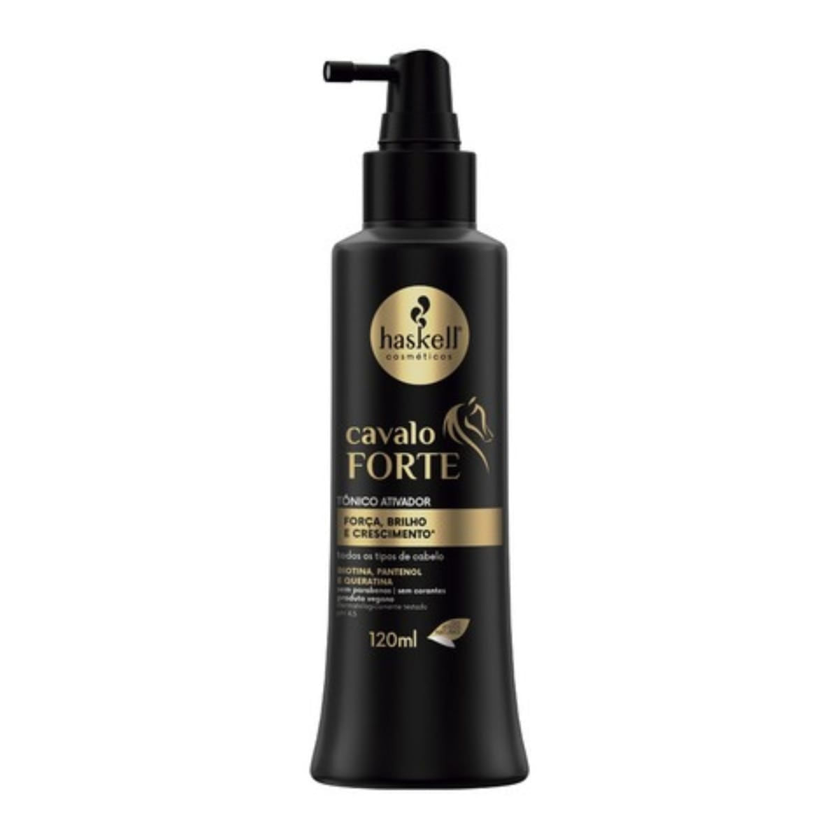 Tônico Ativador Cavalo Forte Haskell120Ml - Para Crescimento Capilar/ Fortificante