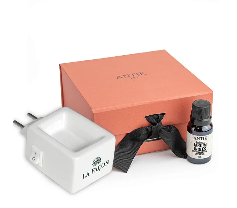 Difusor Elétrico In Box + Essência Jardim Inglês - 15ml