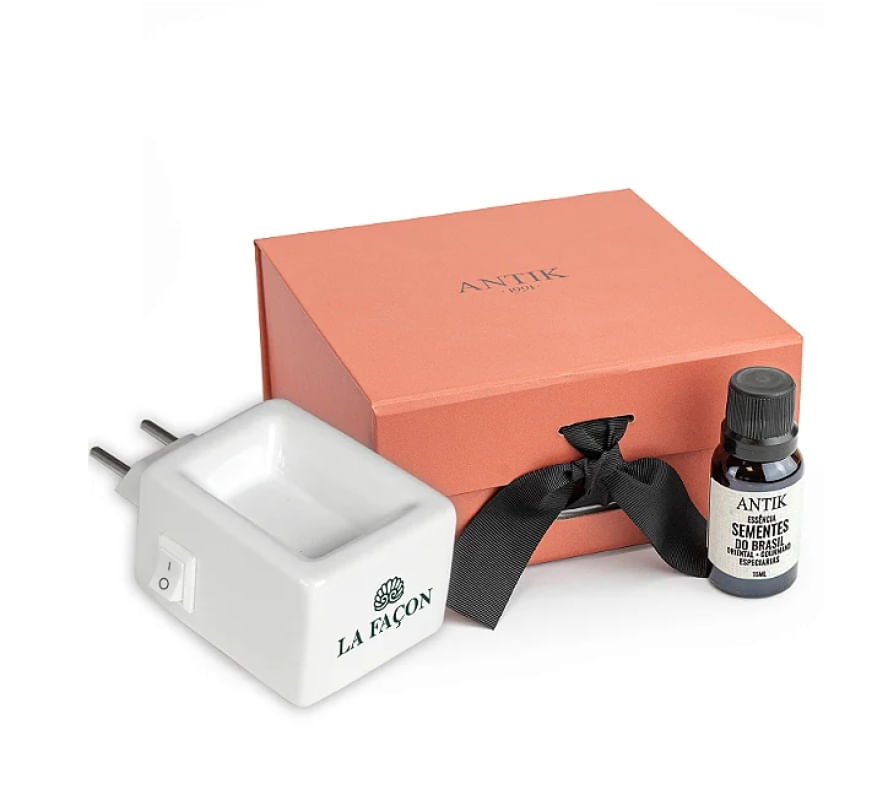 Difusor Elétrico In Box + Essência Sementes do Brasil - 15ml