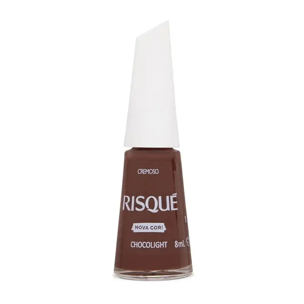 Esmalte Marrom Chocolight Cremoso Risqué 8ml