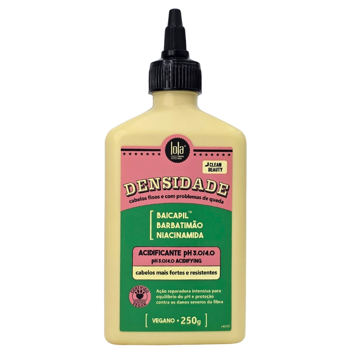 Reparação Intensiva Vegano Densidade Acidificante Lola 250g
