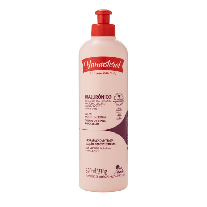 Creme Multifuncional Yamasterol Ácido Hialurônico 320ml  Edição Limitada