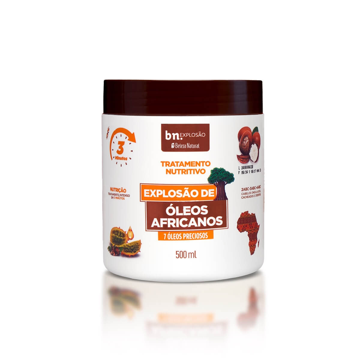 Máscara de Tratamento Nutritivo Explosão de Óleos Africanos 500g