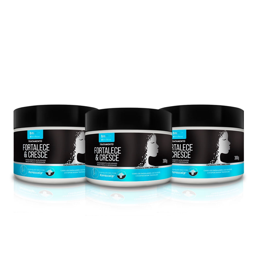 Máscara de Tratamento Fortalece e Cresce 300g (3 itens)