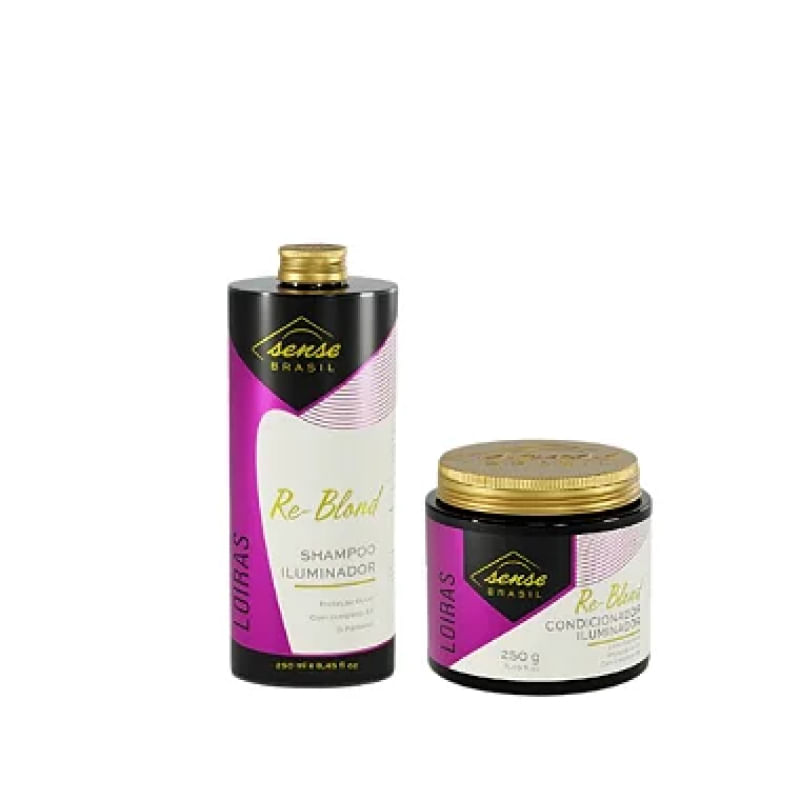 Kit  Sense  Brasil Re- Blond (Shampoo 250ml + Condicionador 250gr )
