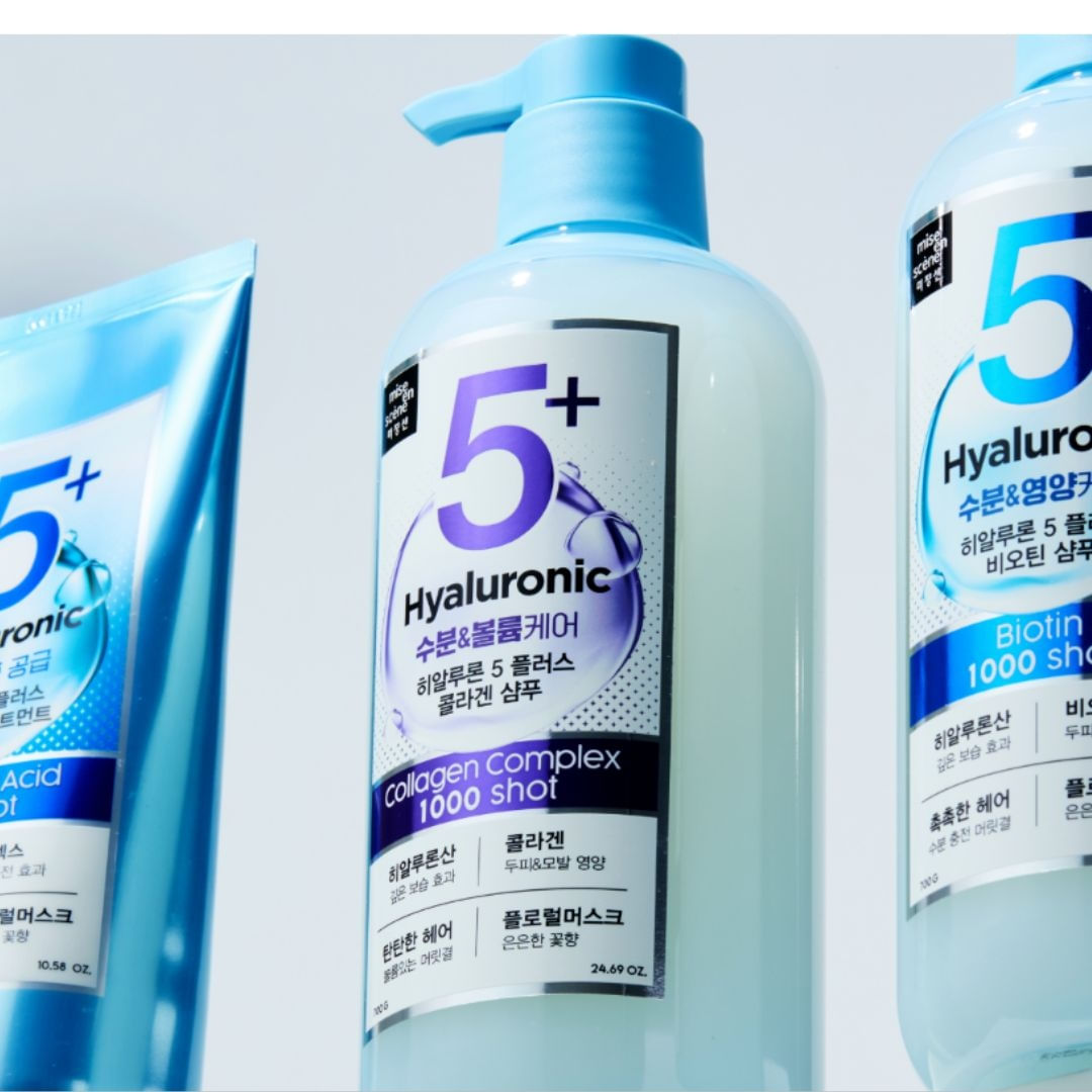 Mise en Scène Shampoo 5+ Hyaluronic Acid Biotin 1000 Shot 700ml