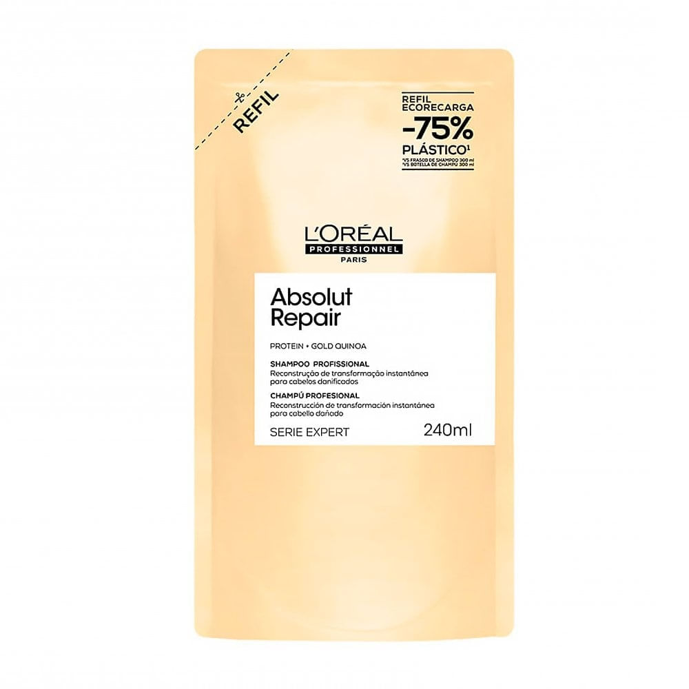 Shampoo L'Oréal Absolut Repair Refil 240ml
