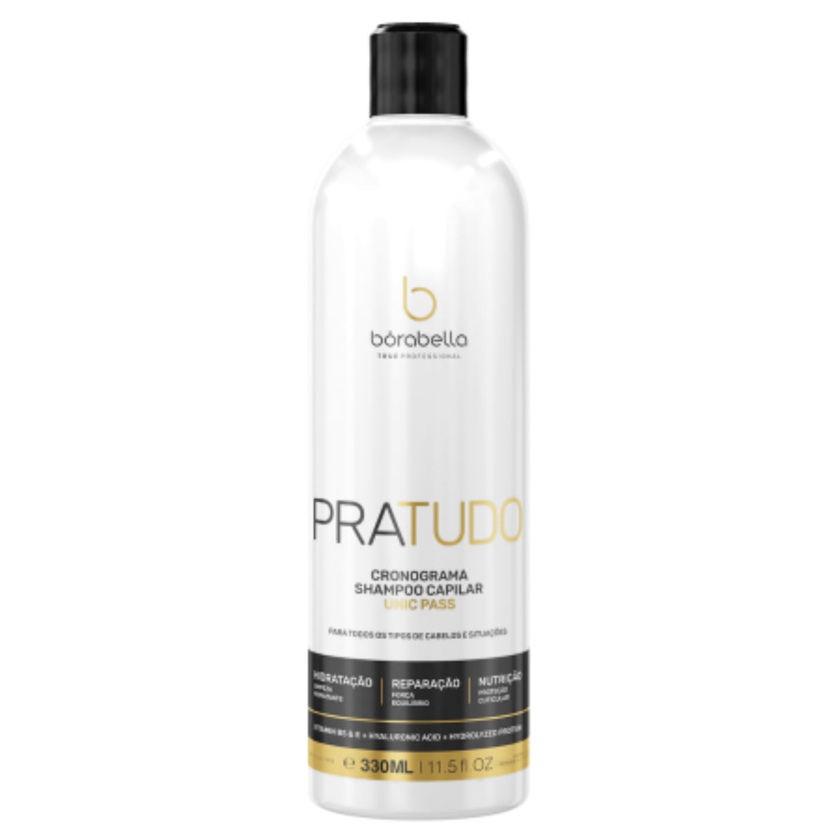 Borabella Shampoo Pra Tudo Hidrata Nutre Repara  330ml