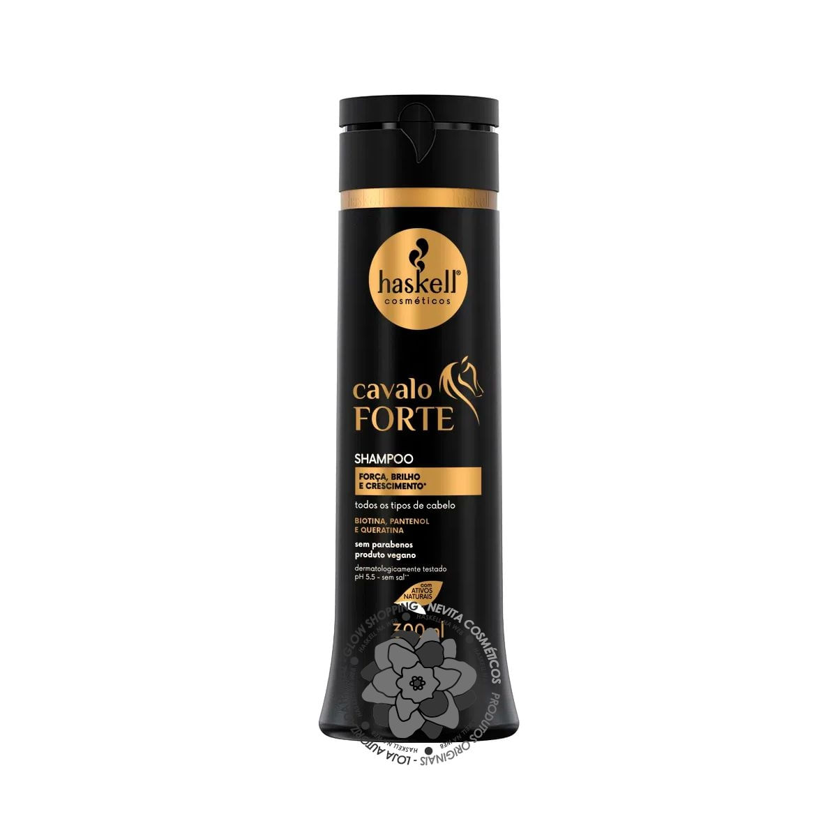 Shampoo Cavalo Forte Força Brilho E Crescimento 300ml