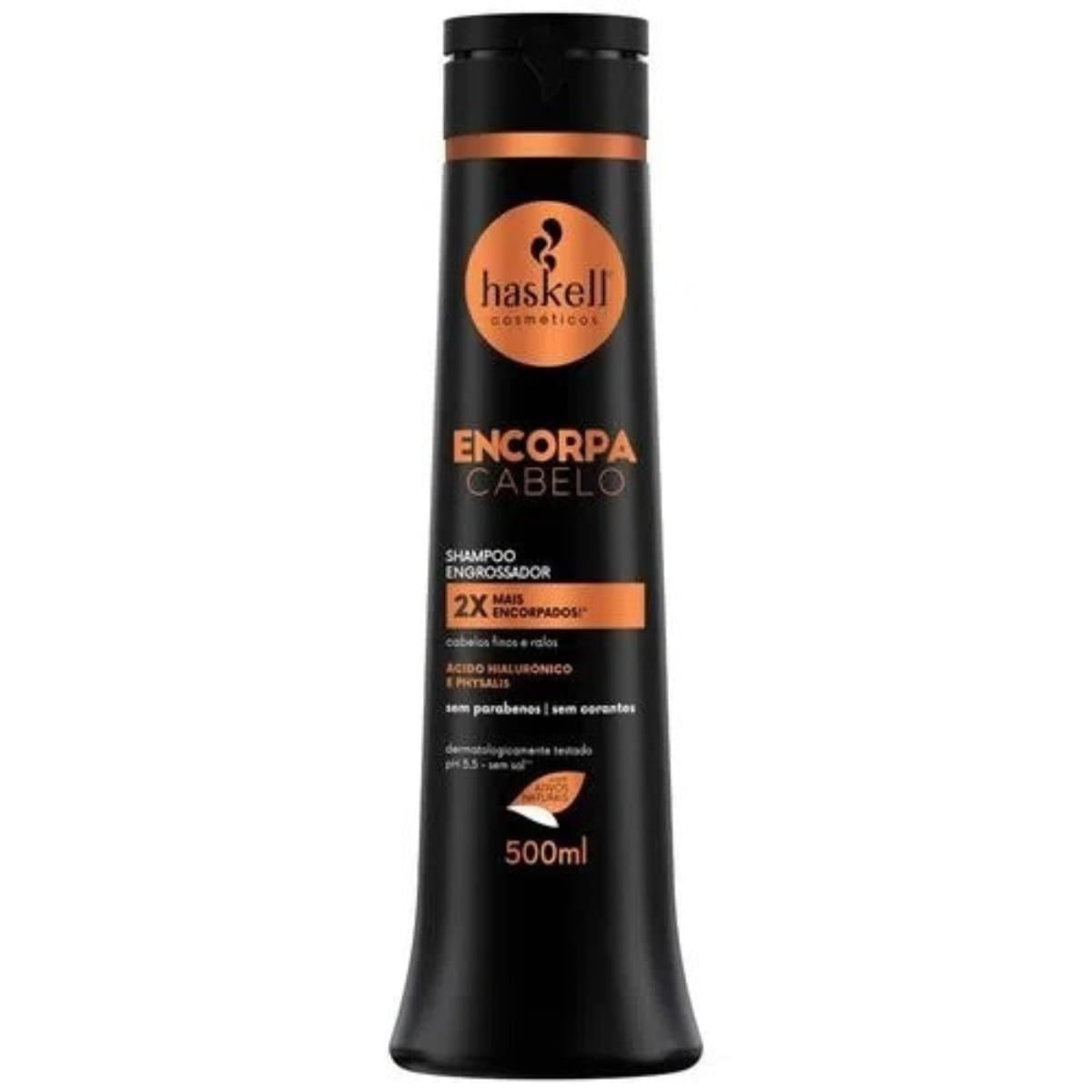 Shampoo Haskell Engrossador Encorpa Cabelo 500ml - Cabelos 2x Mais Encorpados