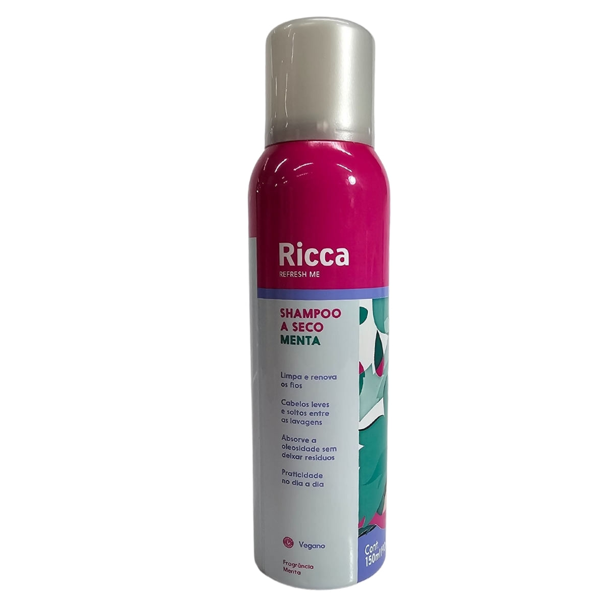 Shampoo a Seco Spray Menta Vegano Ricca Refresh Me 150ml / 90g
