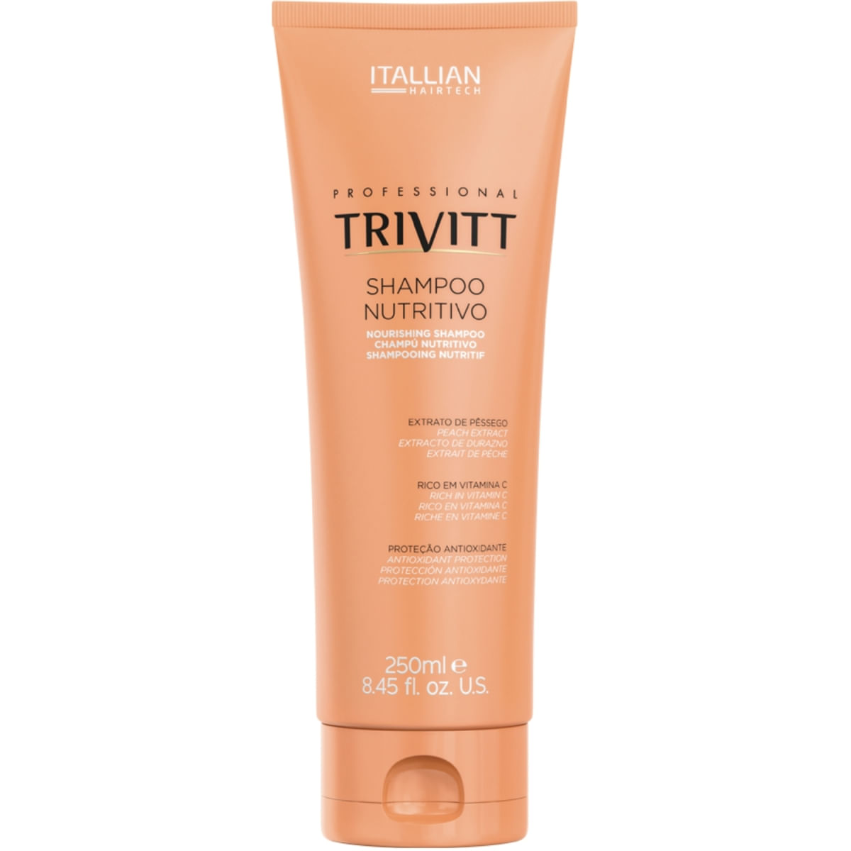 Trivitt - Shampoo Nutritivo 250ml Limpeza profunda, maciez e nutrição - Shampoo de ação micelar