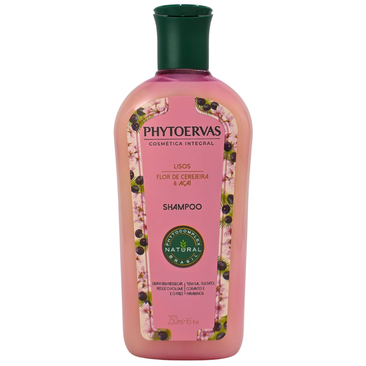 Shampoo Lisos Flor de Cerejeira & Açaí Phytoervas 250ml