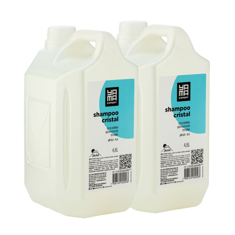 Kit C/2 Shampoo Cristal  4,6L Yamá