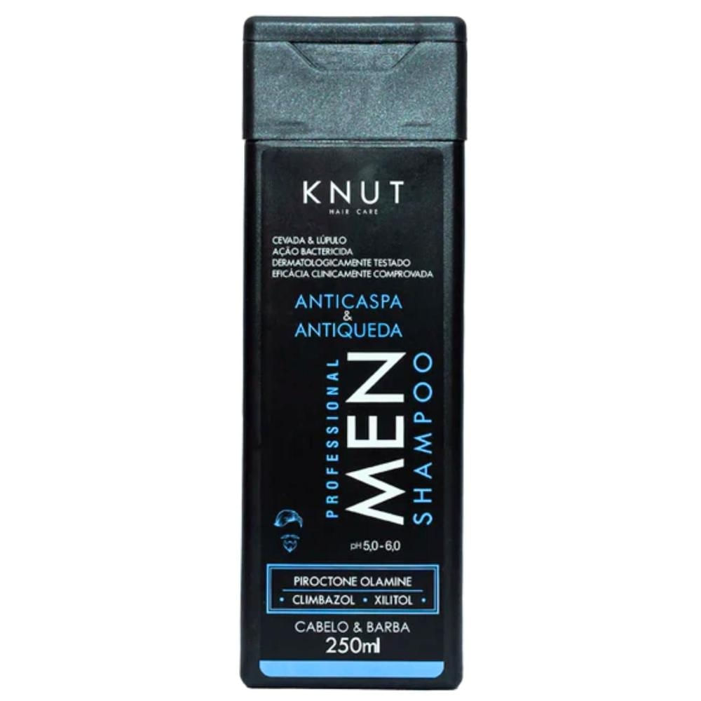 Shampoo Knut Men Cabelo e Barba Anticaspa Antiqueda 250ml