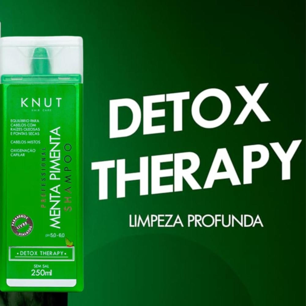 Shampoo para Detox Capilar Knut Menta Pimenta 250 ml - Época