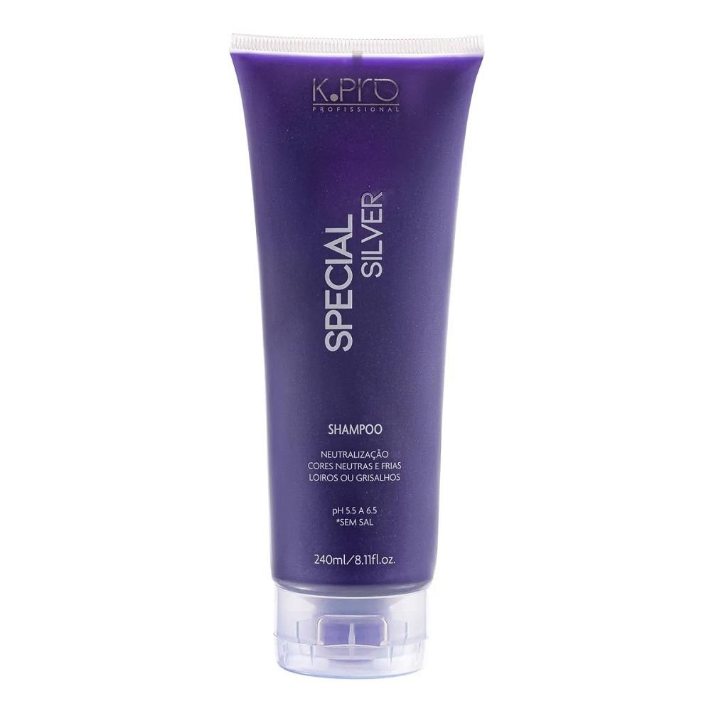 K.Pro Special Silver - Shampoo Desamarelador 240ml