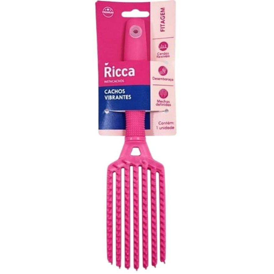 Escova Fitagem Cachos Vibrantes Rosa nº 2443 - Ricca