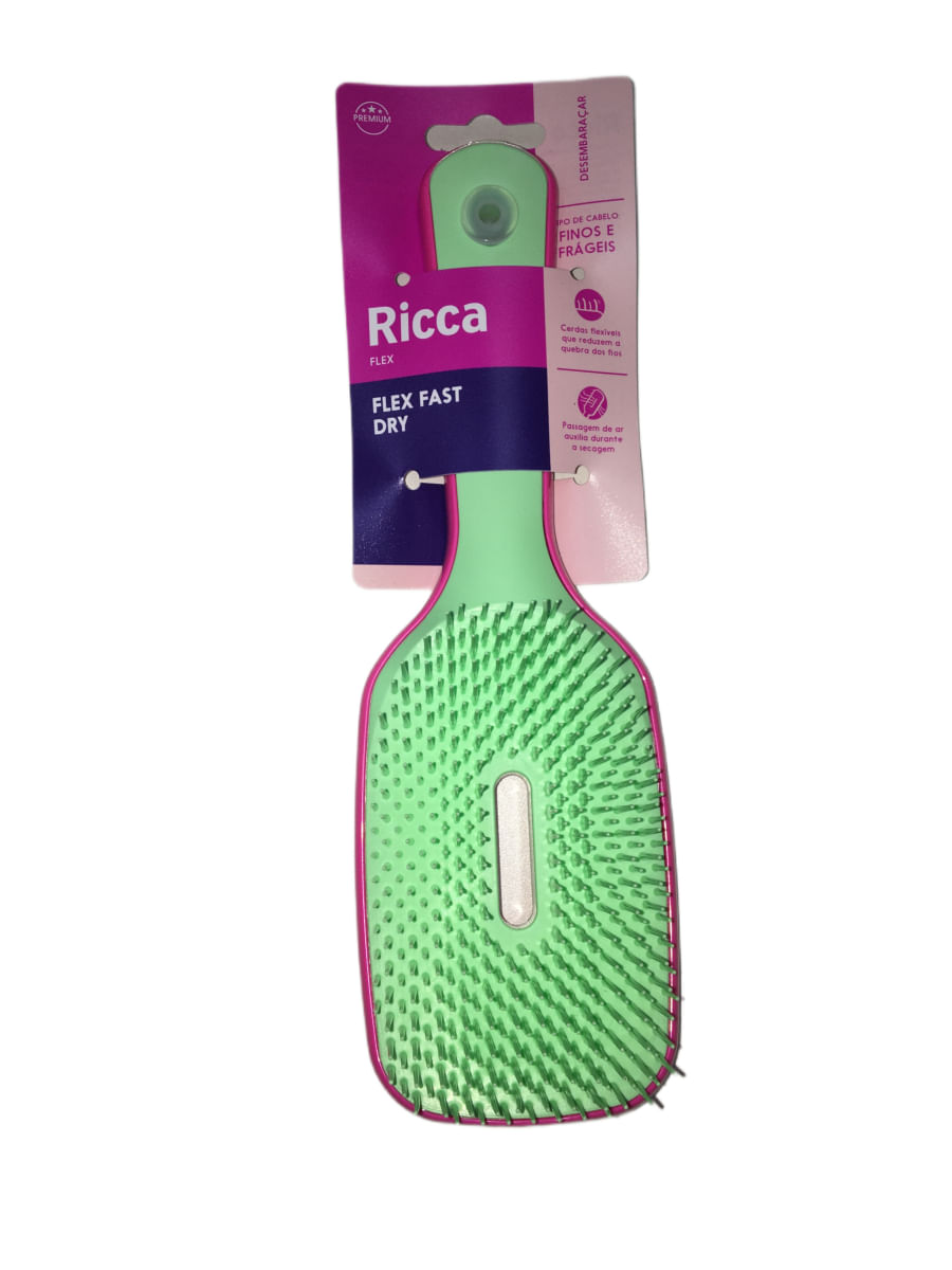 Ricca Flex Fast Dry Pink Escova Cód. 971
