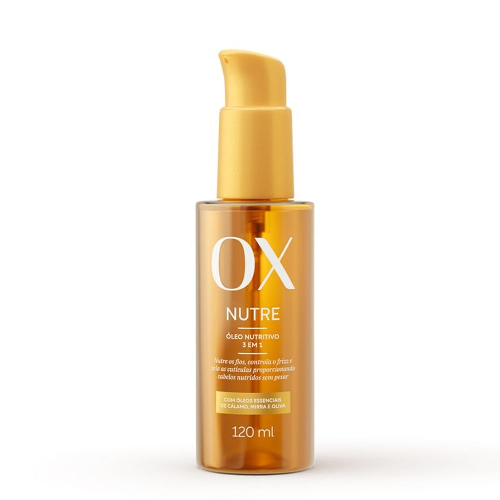 Óleo Capilar Nutritivo 3 Em 1 Ox Nutre 120ml