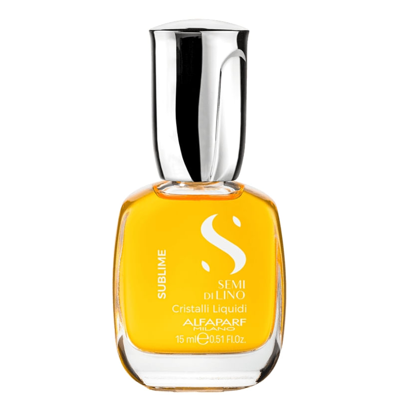 Alfaparf Milano Semi Di Lino Sublime Cristalli Liquidi - Óleo Capilar 15ml