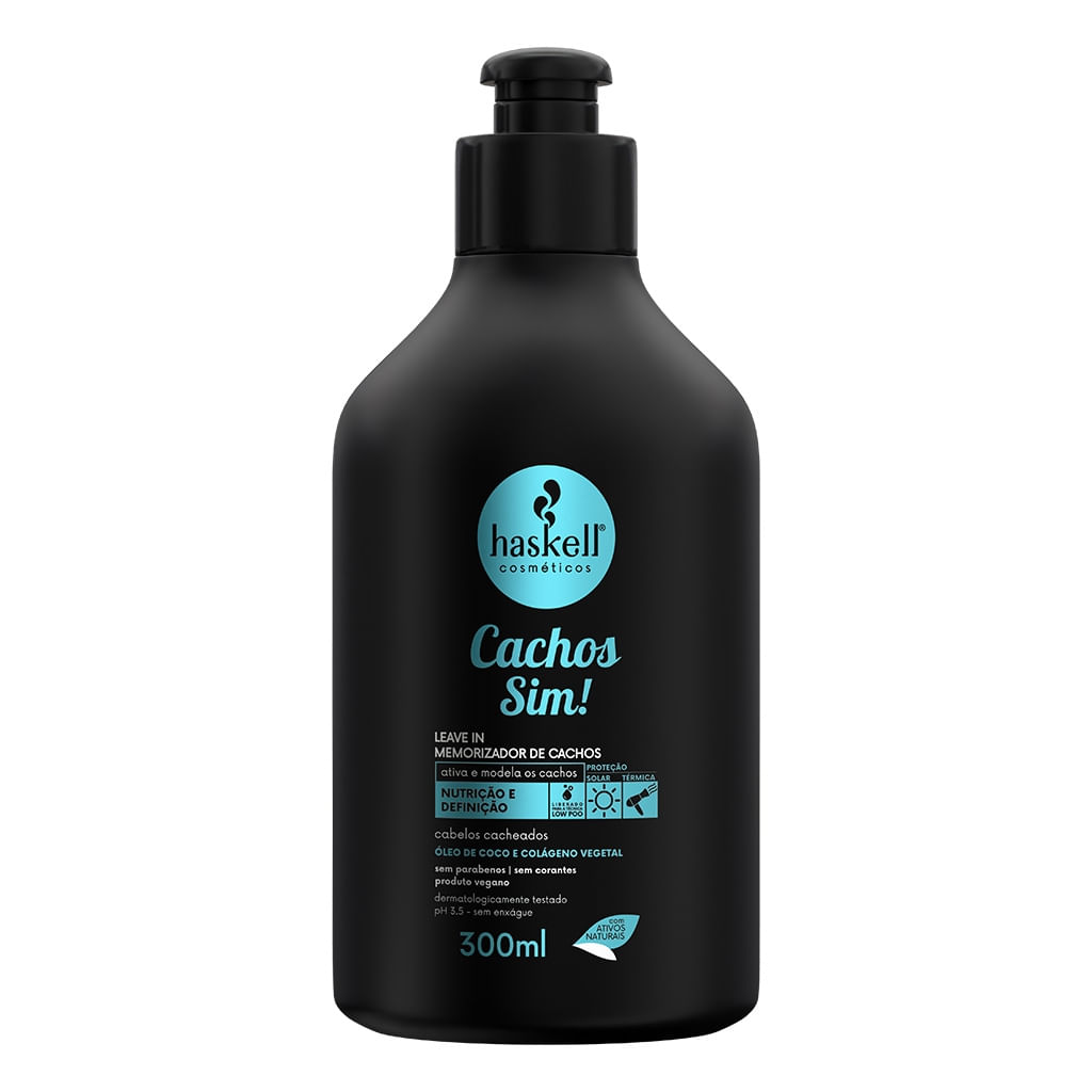Haskell Leave In Memorizador Cachos Sim 300Ml