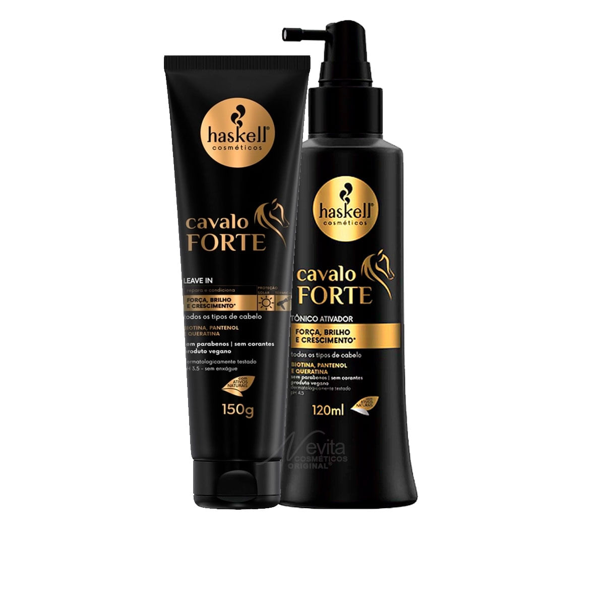 Haskell Cavalo Forte Leave In + Tônico Crescimento