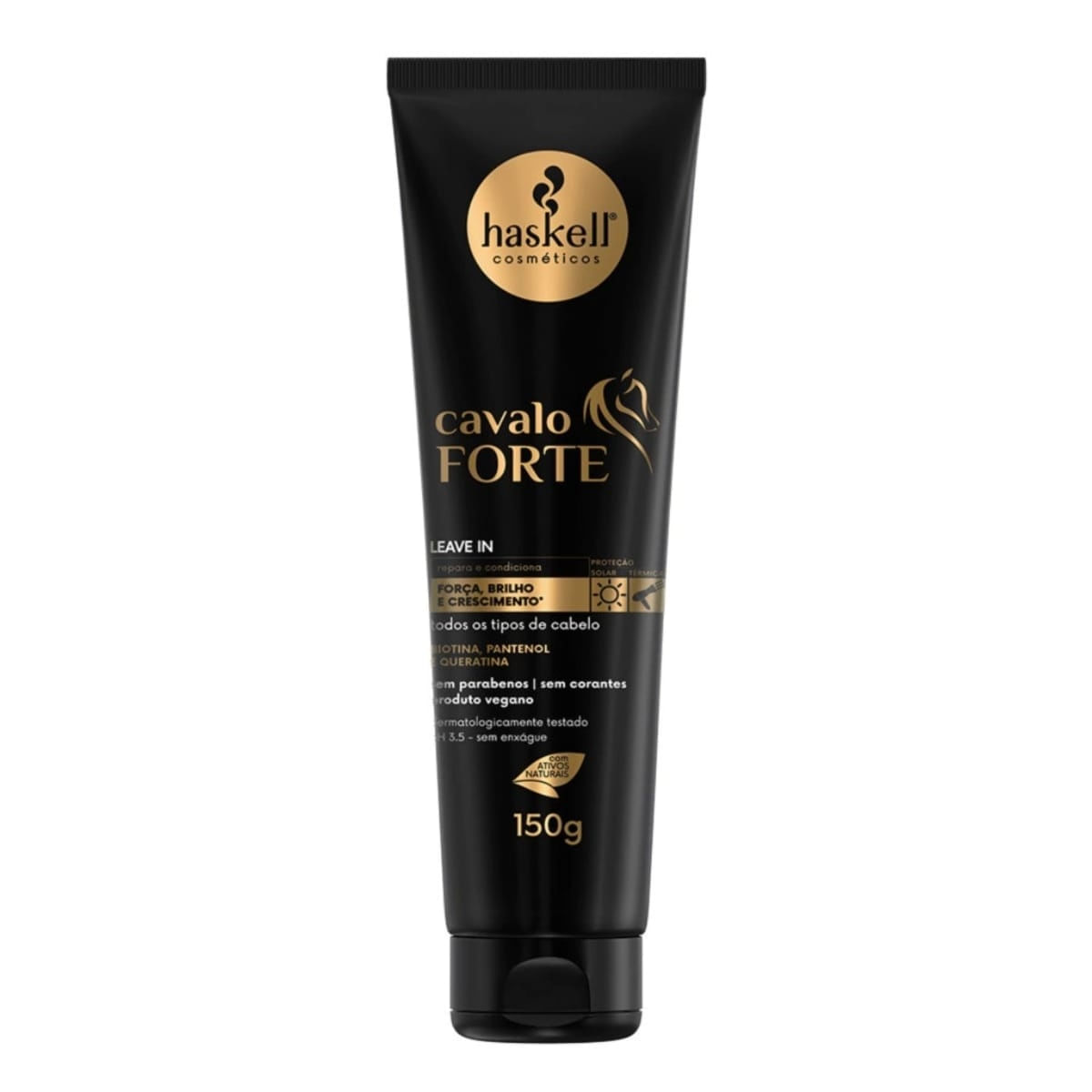 Leave In Cavalo Forte Haskell 150G - Força Brilho E Crescimento Capilar
