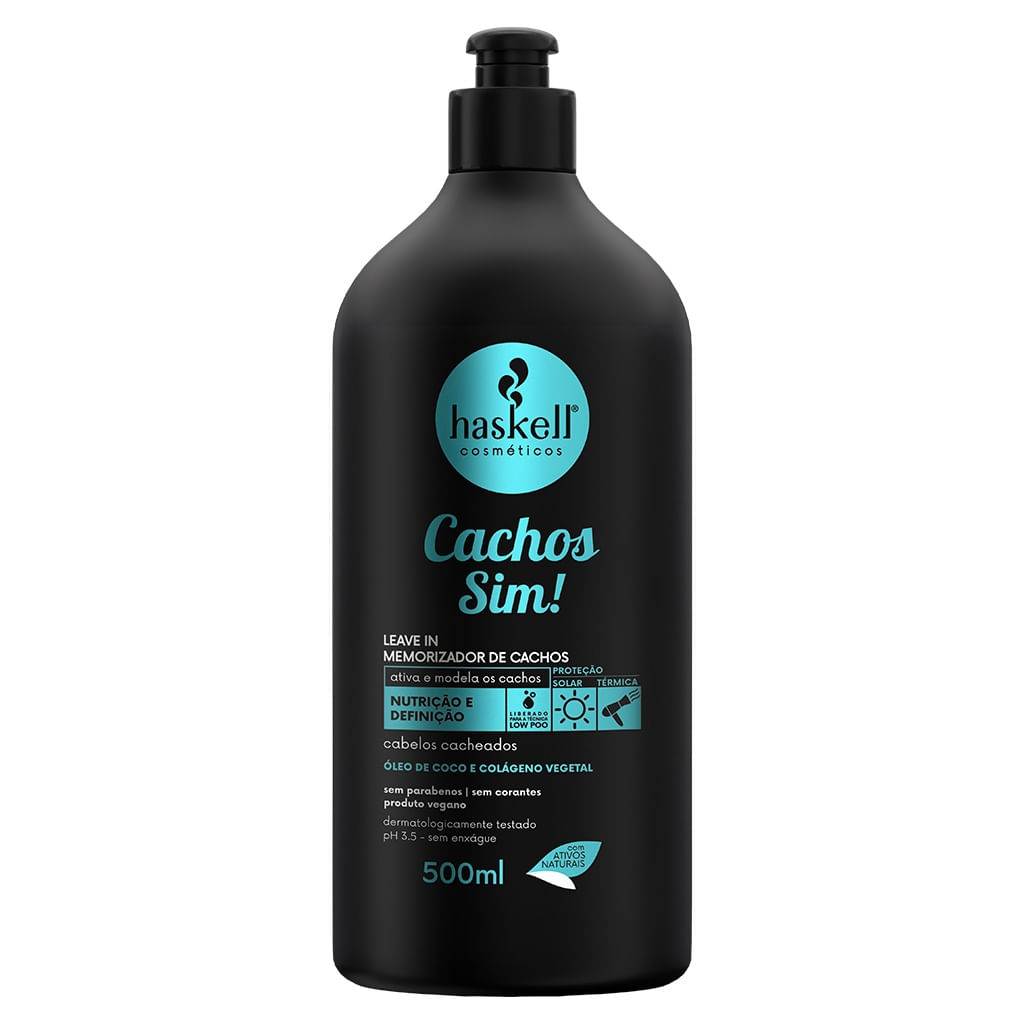 Leave In Memorizador Cachos Sim! Haskell 500Ml