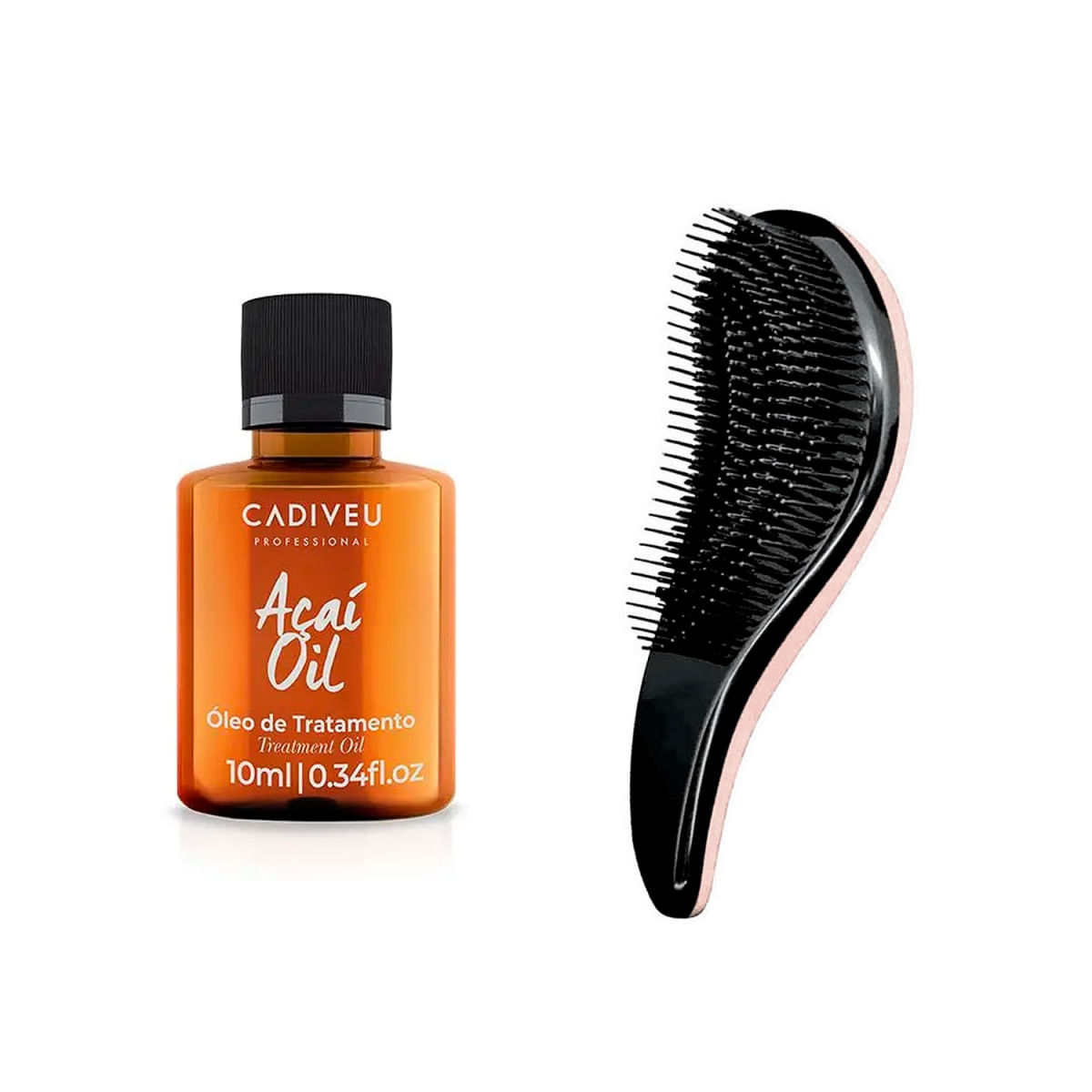 Óleo De Açaí Para O Cabelo Cadiveu 10Ml +Escova Mágica