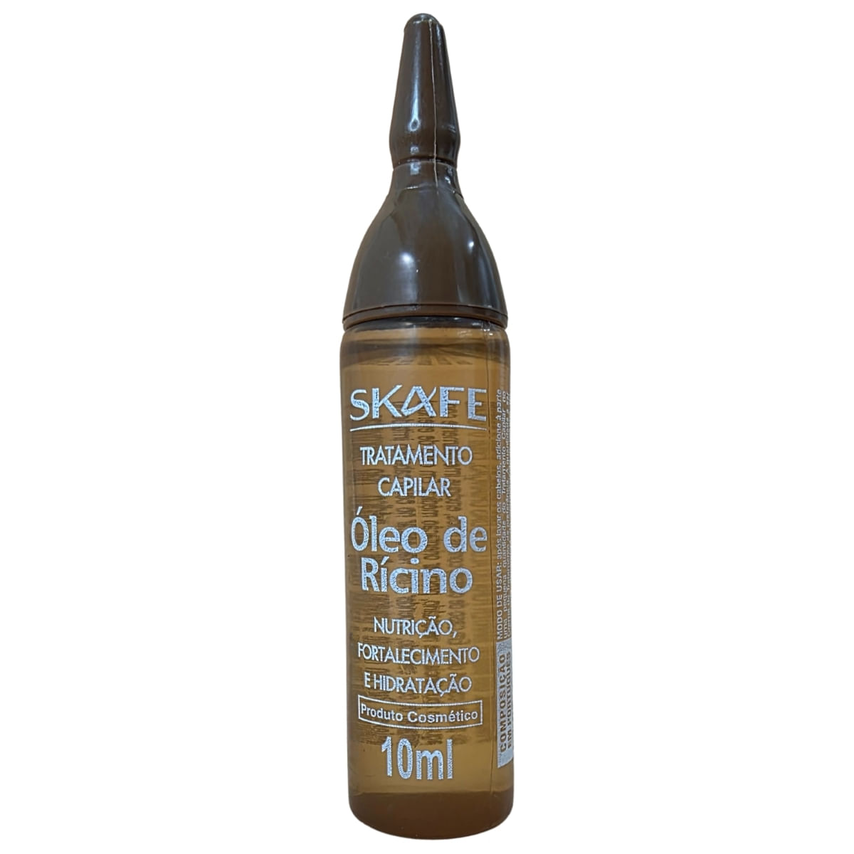 Ampola de Tratamento Capilar Óleo de Rícino Skafe 10ml