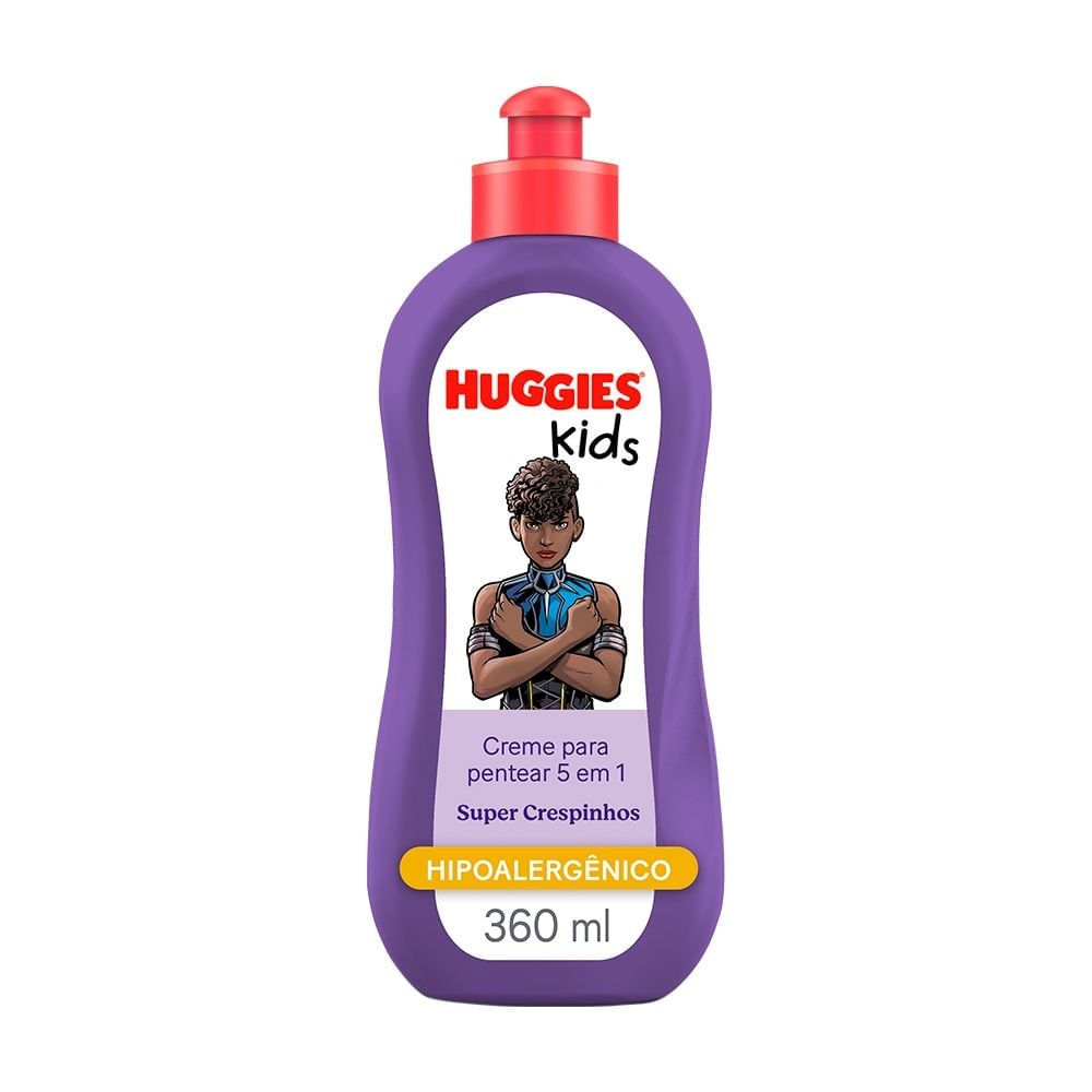 Creme de Pentear Huggies Kids 5 em 1 Super Crespinhos 360ml