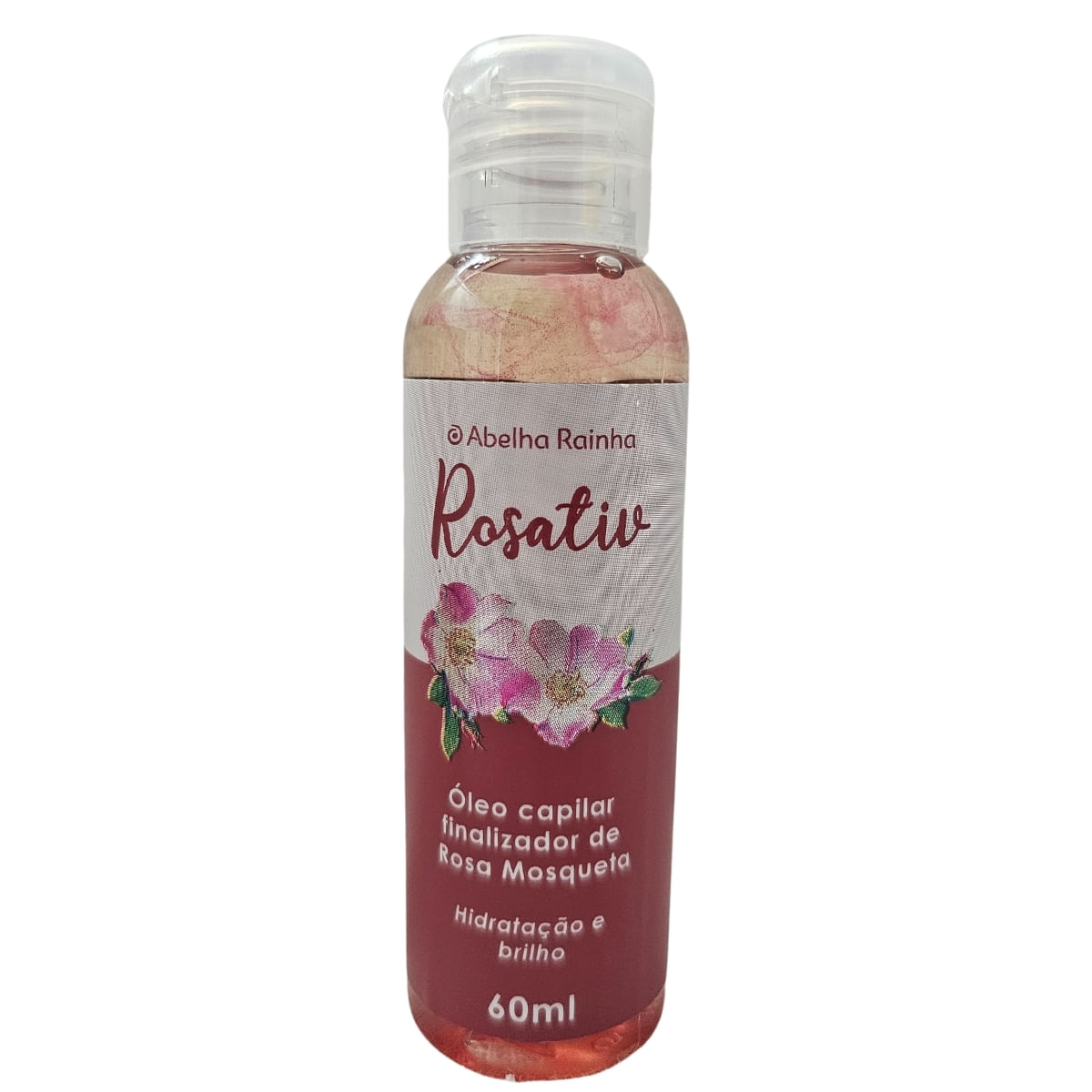 Óleo Capilar Finalizador De Rosa Mosqueta Hidratação E Brilho Rosativ Abelha Rainha 60Ml