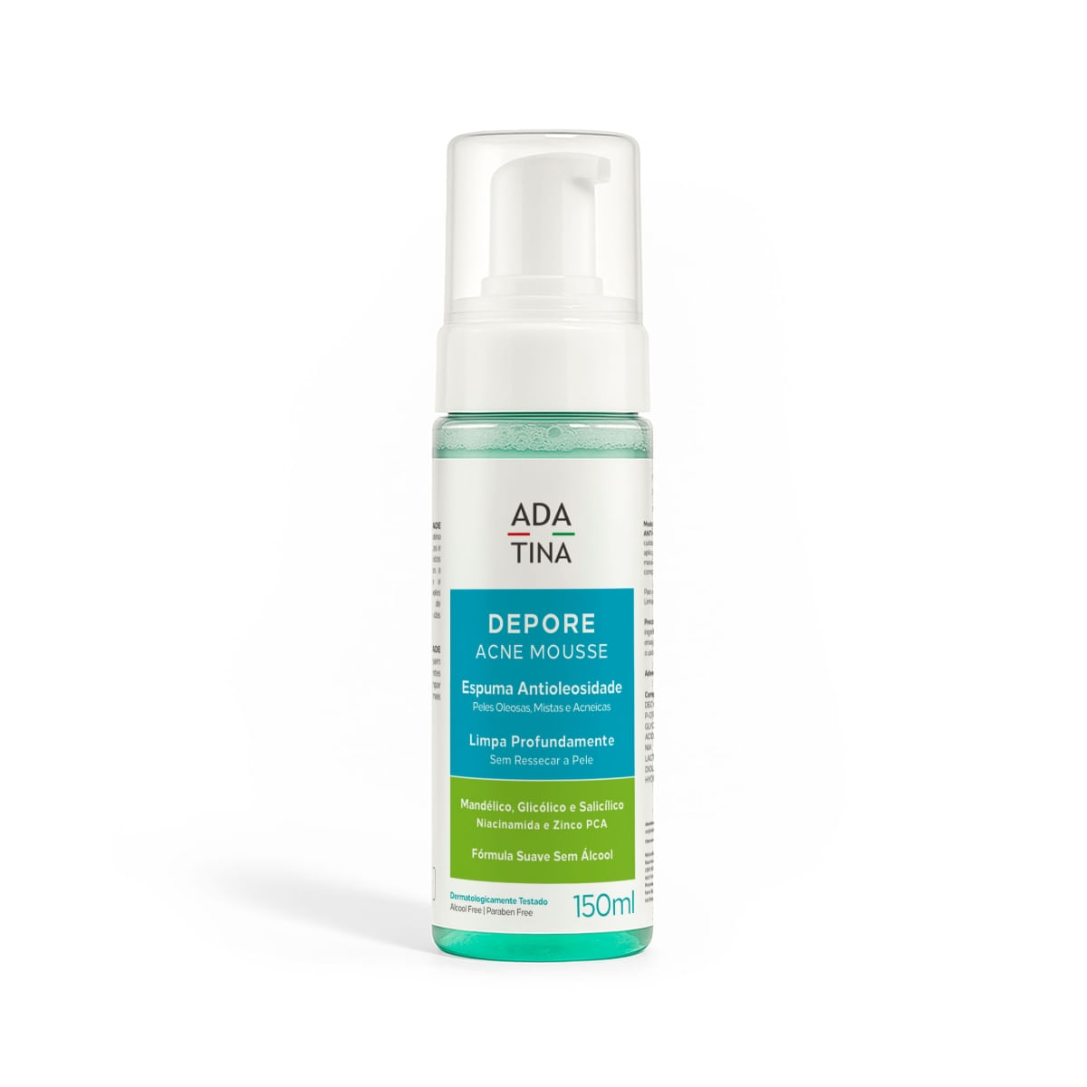Espuma de Limpeza Facial Depore Acne Mousse Peles Mistas e Oleosas