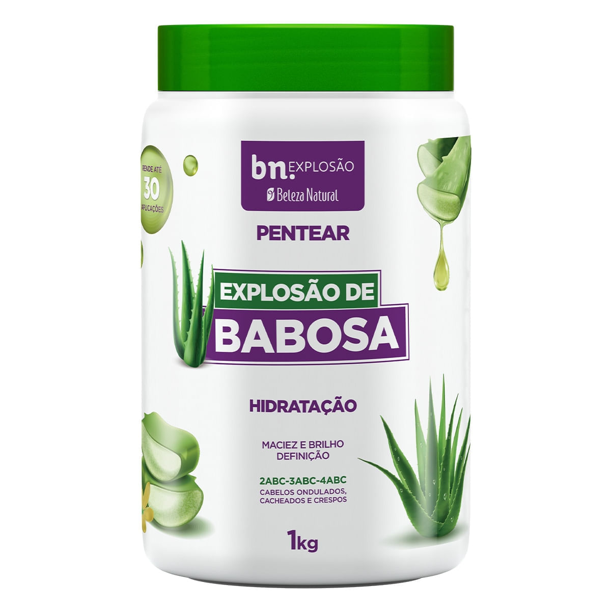 Creme de Pentear Explosão de Babosa 1Kg
