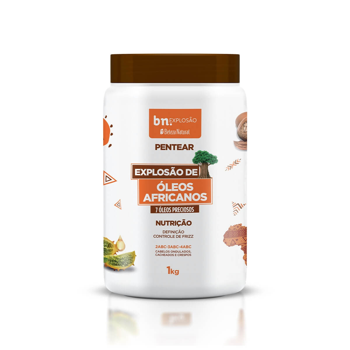 Creme de Pentear Explosão de Óleos Africanos 1Kg