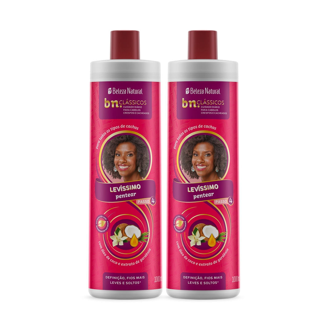 Kit Creme de Pentear Levíssimo 1l (2 itens)