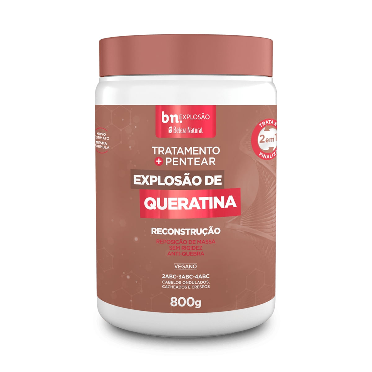 Creme de Pentear e Tratamento Explosão de Queratina 800g
