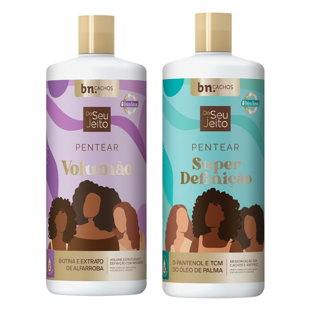 Kit Creme de Pentear Do Seu Jeito Volumão + Super Definição