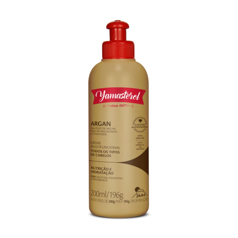 Creme Multifuncional Yamasterol Argan  200ml (Kit C/10) - Perfumaria em Casa