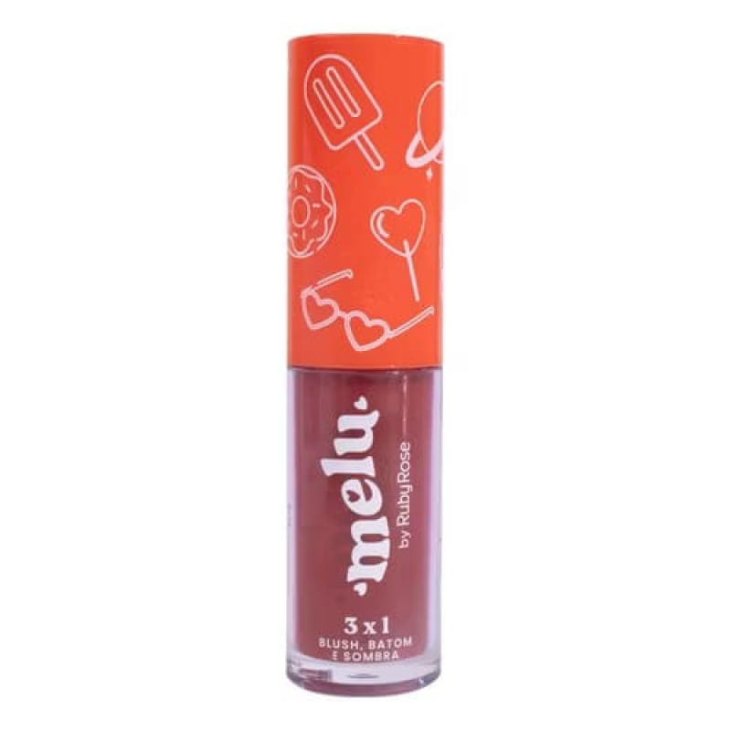 Blush, Batom e Sombra 3x1 Melu By Ruby Rose Boo 05