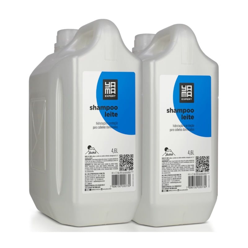 Kit C/2 Shampoo Leite  4,6L Yamá