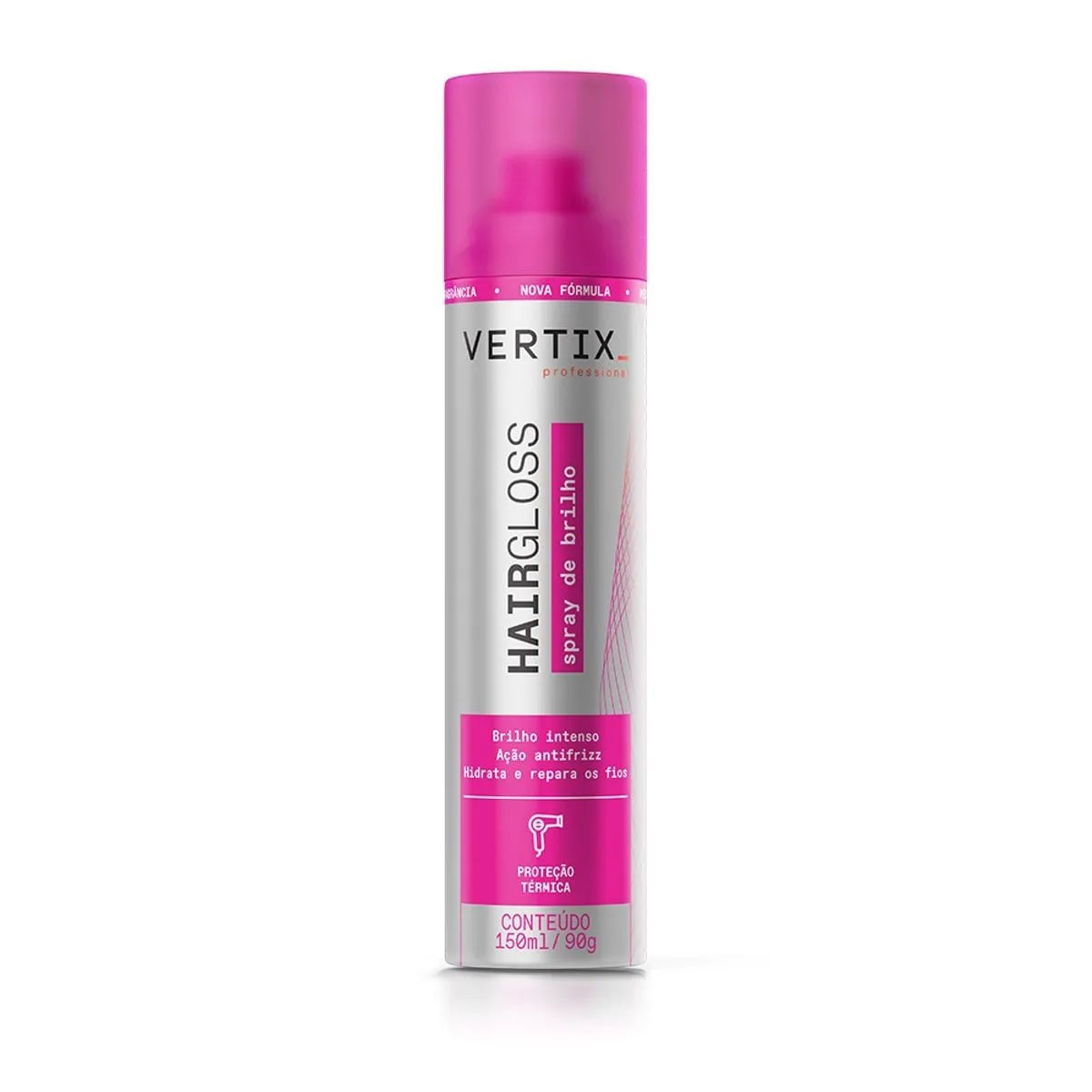 Hairgloss Spray De Brilho 150ml Vertix